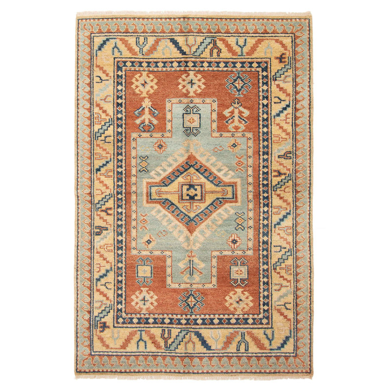 Tapis unique en cuivre 5 pi 3 po x 8 pi 0 po Jules Serapi