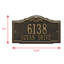 Gatewood Personalized Standard 2-Line Wall Address Plaque-766746456-766746438