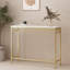 Console, table d'entrée, canapé avec structure ouverte