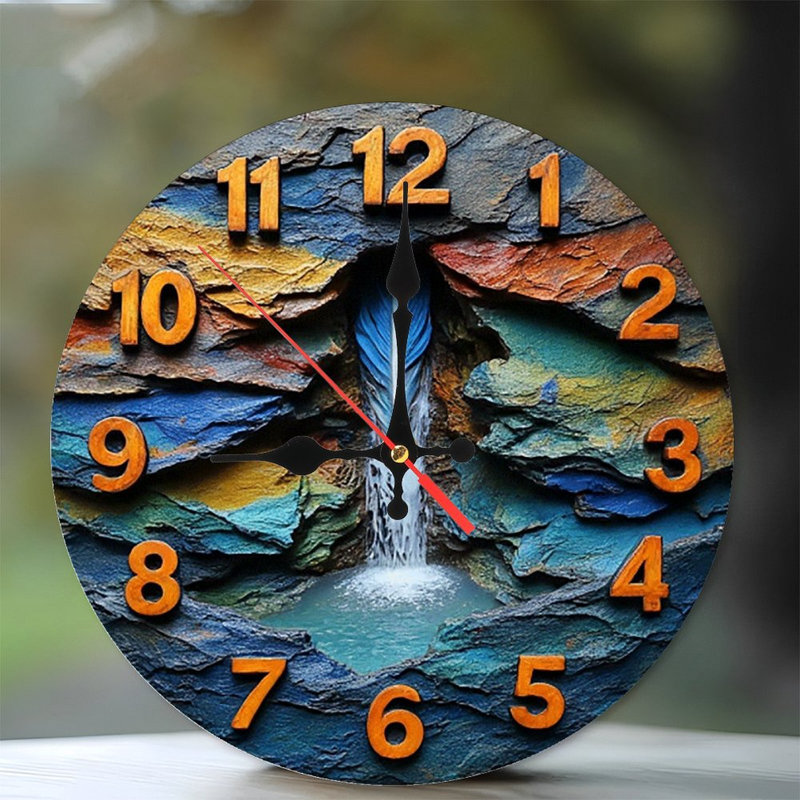 Horloge murale en pierre