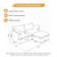 Causeuse rembourrée avec canapé modulaire, canapé modulaire Cloud rembourré de duvet pour la chambre à coucher-842469397-862725221