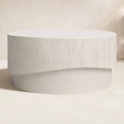 Albans 36'' Stone Outdoor Coffee Table