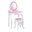 Vanity Desk Set, Makeup Table, Dresser Table Pink