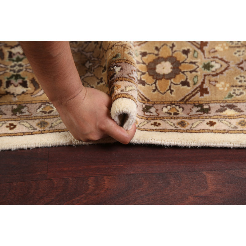 Tapis Tabriz à teinture végétale noué à la main 6 x 9