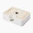 Hewei 12'' White Ceramic Rectangular Vessel Bathroom Sink