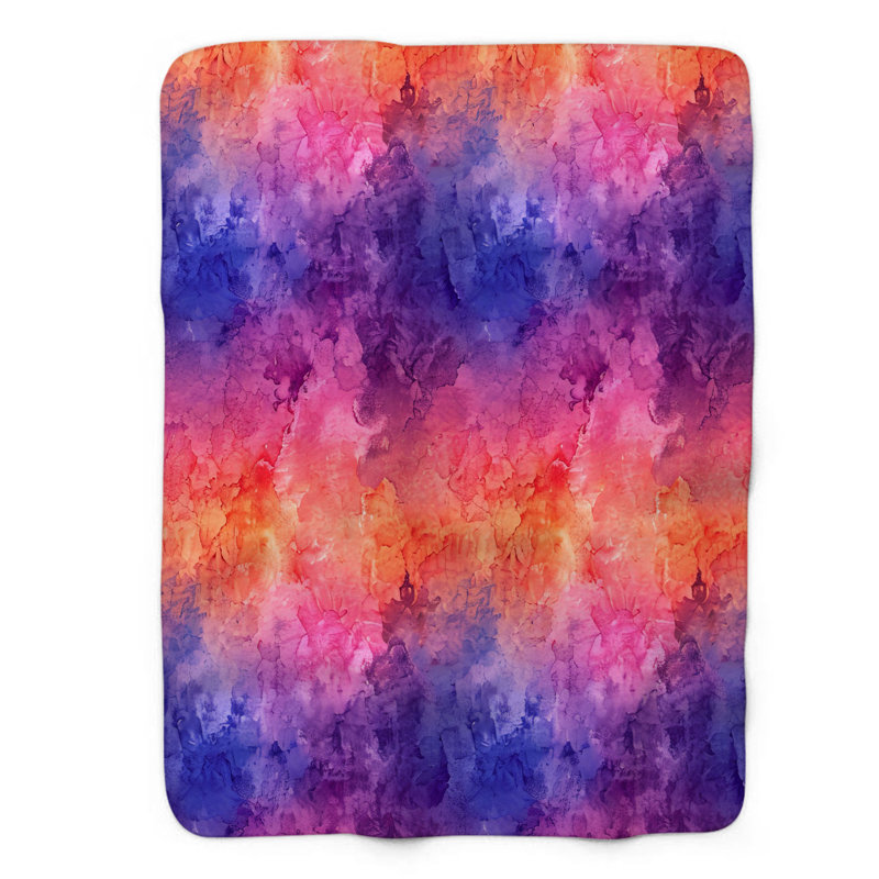 Jeté mélangé - jeté en sherpa de qualité supérieure 1 pièce, 60 po x 80 po