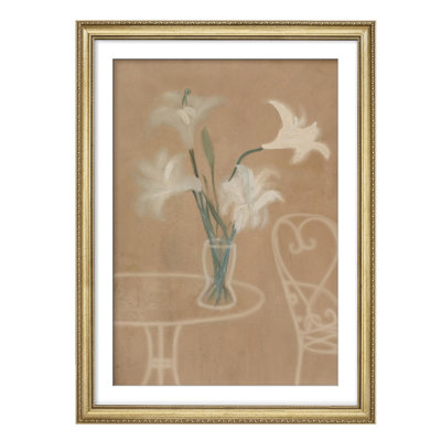 "Fleurs de lys subtiles, décorations murales dorées rétro"