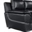 Fauteuil d'angle en cuir véritable de 45,09 po Uranie-714587424