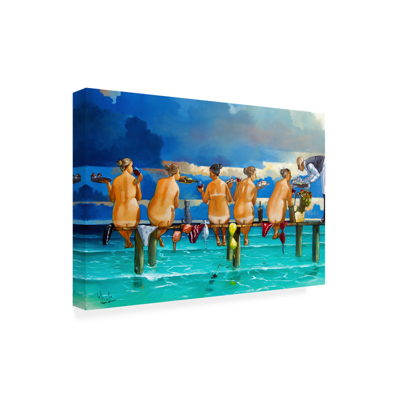 Œuvre sur toile, «Bachelor», H 12 po x l 19 po