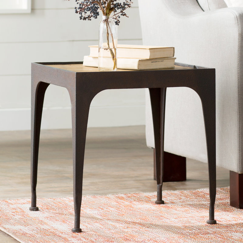 Juno Solid Wood Top End Table