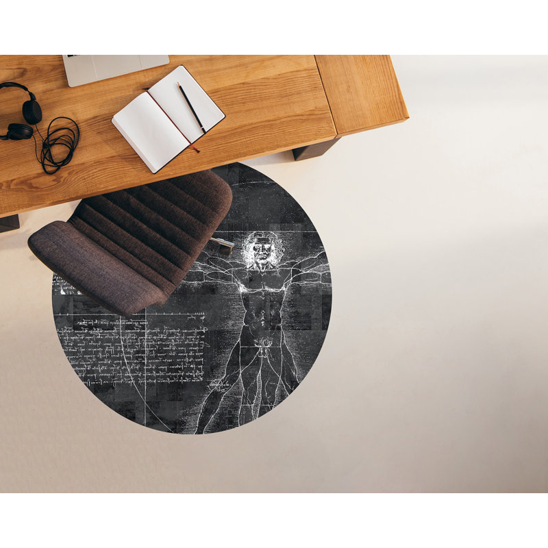 Laurius Hard Floor Straight Round Chair Mat