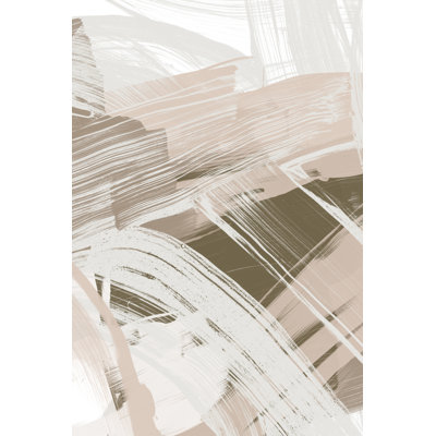 Earthtone Swipe I 1 Piece Wrapped Canvas Painting