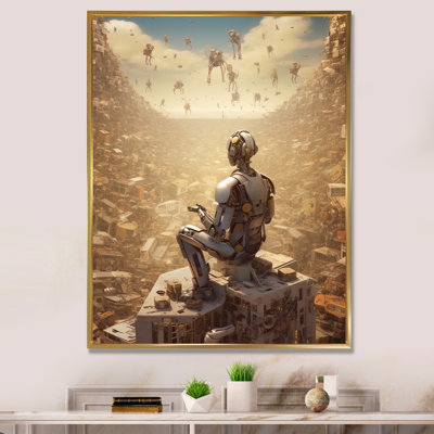A.I. «Robot Vision» sur toile
