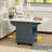 Versatile Folding Dining Table With Wheels And Storage, Ideal For Any Space
