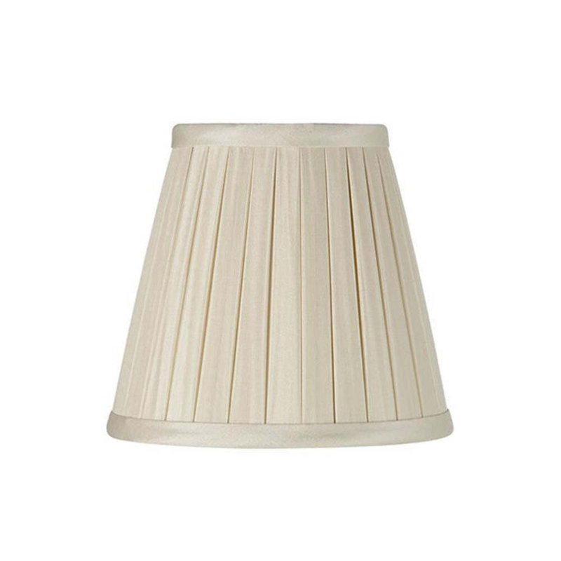 Box Linen Empire Lamp Shade (Clip on), 12" H x 18" W x 18" D, Eggshell
