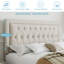 Lit plateforme en tissu d'ameublement avec 2 tiroirs Emanuell-673121296-778547796