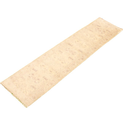 Brysonn One-of-a-Kind 2'7" X 10' New Age Runner Wool Area Rug in Ivory