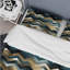 Ameisha Metallic Chevron Elegance Patter - Ensemble de housse de couette à chevrons - Polyester en microfibre-1461404797