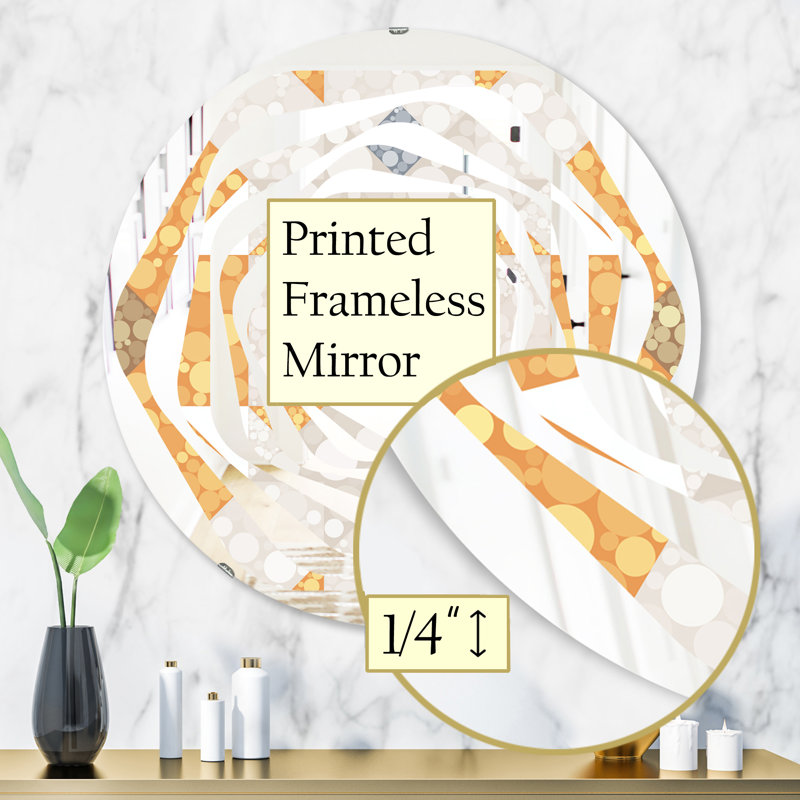 Miroir d'appoint Whirl Design, 31,5 po x 31,5 po