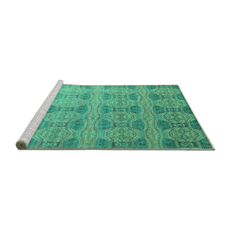 Washable Oriental Indoor Rug, Square 8'
