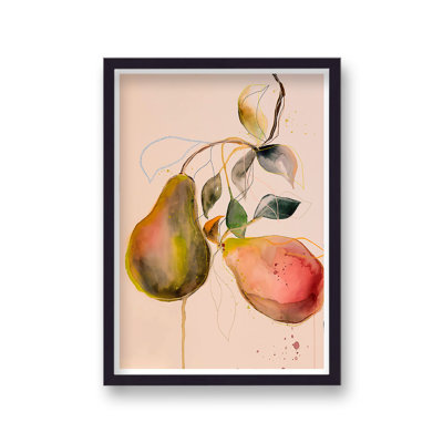Botanical Pear 01 by Leigh Viner - Single Picture Frame Print