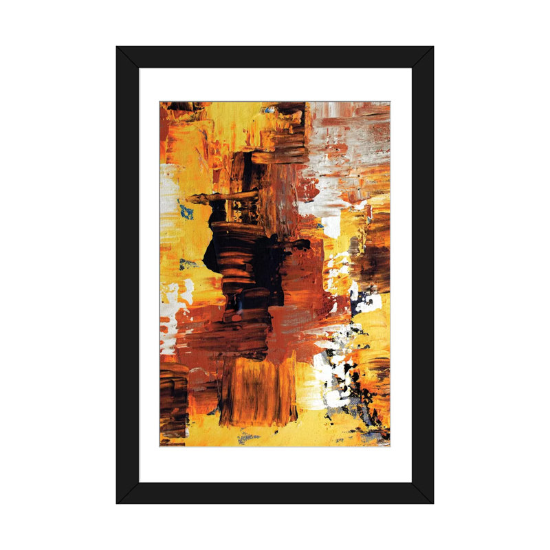 « light », impression sur toile, H 24 po x l 16 po x P 1 po, Papier d'art encadré noir, Blanc