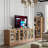 Abagail 62" Glass Display Cabinet Dining Cabinet-1550708184