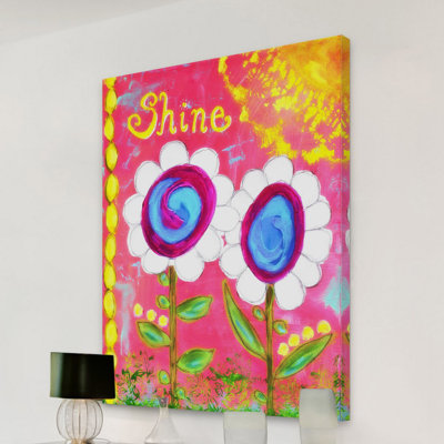« white floral brillance » par jill lambert, reproduction d’art sur toile tendue