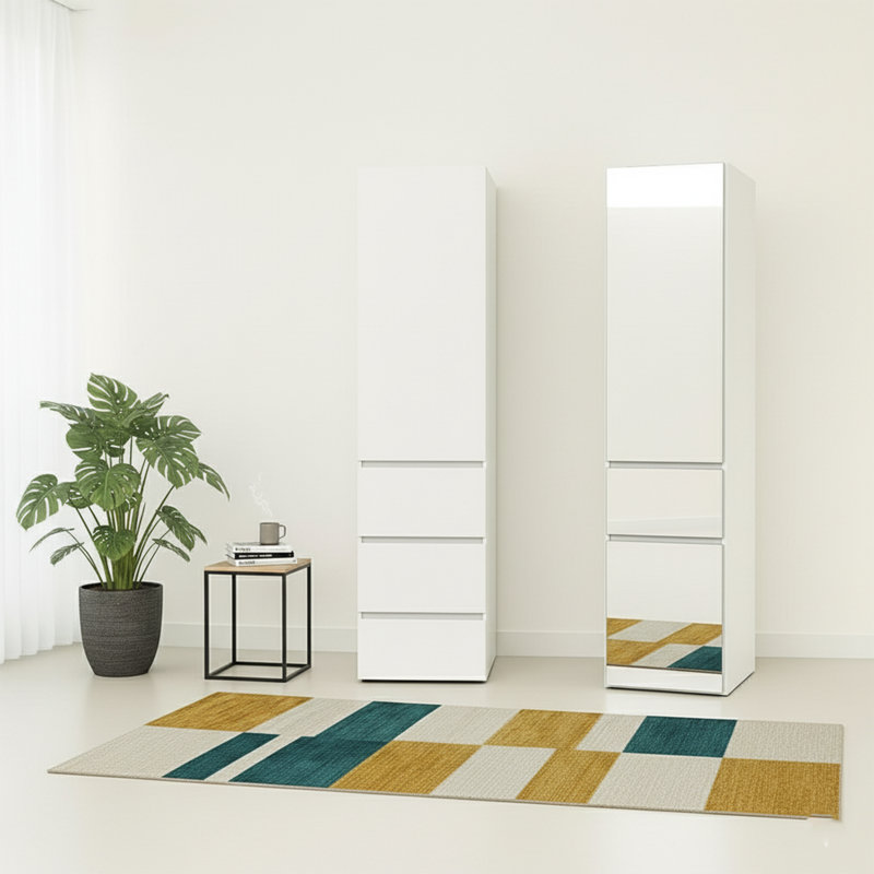 Système d'organisation modulaire (l 30 po x H 72 po) | Assemblage sans outil | Garde-robe portable haute capacité