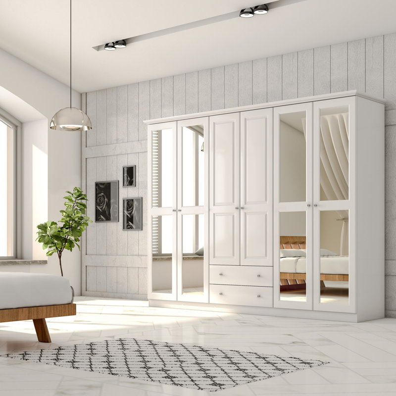 Floreat 6 Door Wardrobe