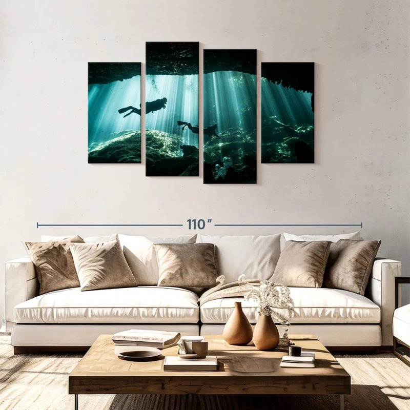 Senne Yucatan Scuba Divers, 48" H x 75" W