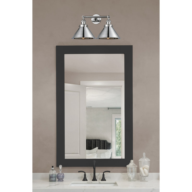 Éclairage pour salle de bain à intensité variable 2 lumières Reppert, Ampoule DEL 6 watts Vinage, Chrome poli, Chrome poli