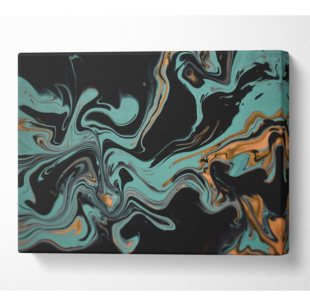 Teal Swirling Dreams