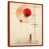 Toile avec cadre flottant brun