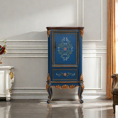 Buffet décoratif en bois massif