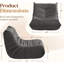 Fauteuil d'appoint luxueux avec coussins capitonnés-572156067