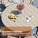 9 Pieces Patio dining set with 60" Round Dining Table and 8 Textilene Swivel Chairs