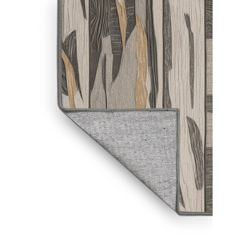 Washable Driftwood Grain Elite Coastal Area Rug, Rectangle 2' x 3'