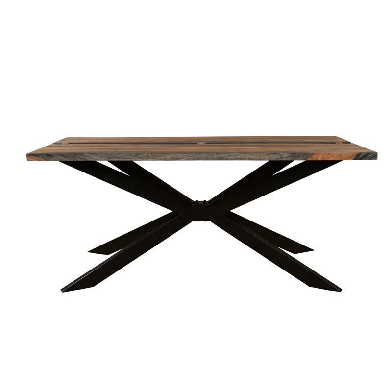 Solid Wood Dining Table, H76 x L135 x W90cm