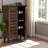 Bramble 2-Door Brown Finished Wood Shoe Storage Cabinet, 41.86'' H X 23.31'' W X 13.25'' D