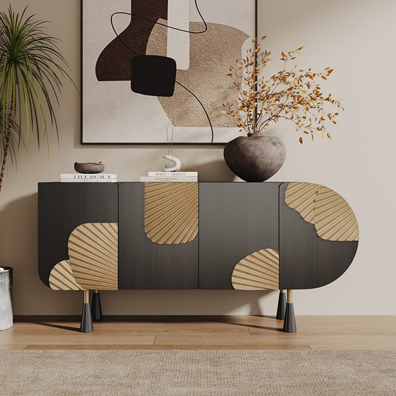 Retro minimalist high-end sideboard