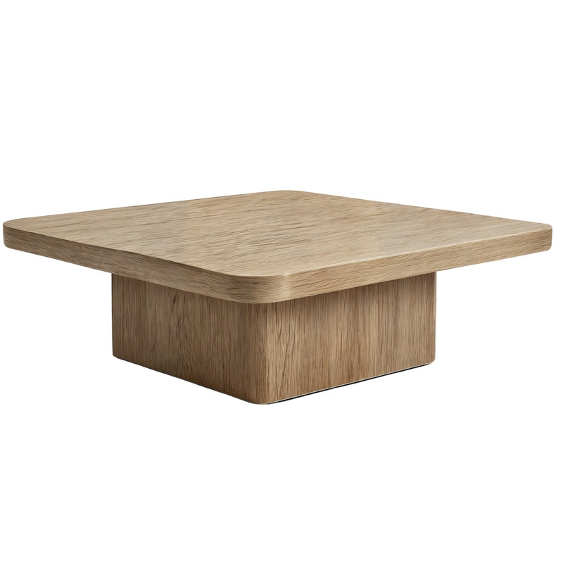 Audrey Solid Wood Coffee Table, Oak