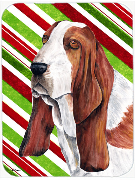 Planche à découper en verre Basset Hound