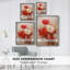 Reproduction encadrée FLORAL Series CCCCXV III - bois massif-398551668