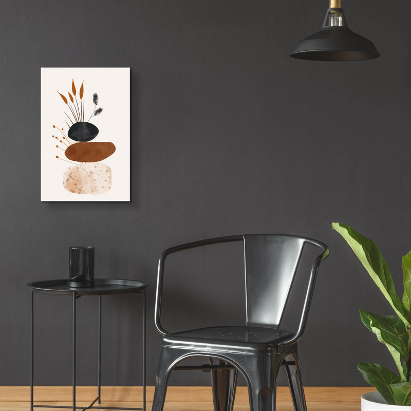 «George Minimalist Shapes No 4» par George Oliver, art mural en verre acrylique, H 24 po x l 16 po x P 0,2 po