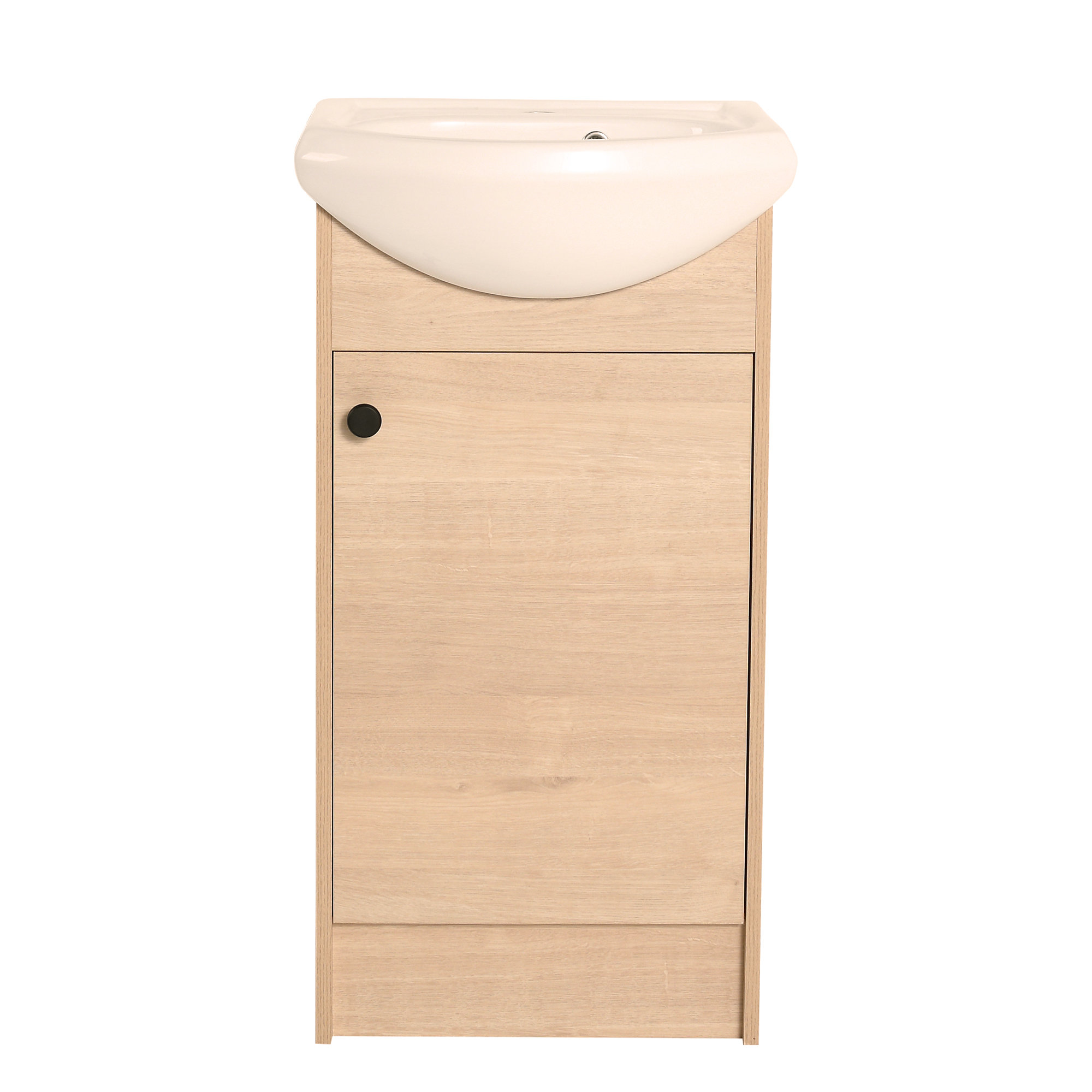 LIYU Freestanding 18 Inch Bathroom Vanity, Small Bathroom Vanity With ...