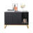 32'' Black Modern Cat Litter Box Enclosure-1288798690
