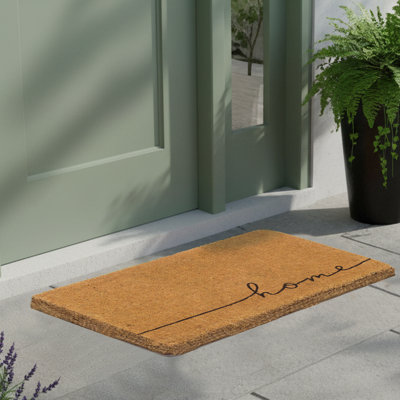Aleksey Home Line Art Coconut Coir Entryway Doormat