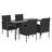 Wicker Patio Dining Set with Rectangular Table-1648434941-1613285811-1613285808