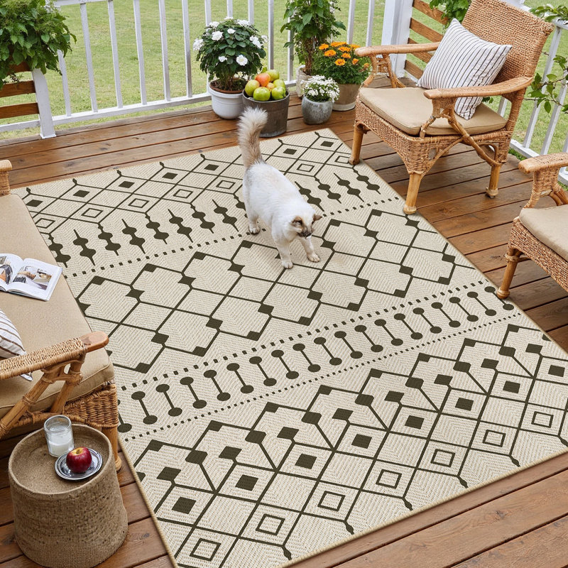 Tapis intérieur / extérieur Geovia, Rectangle 4' x 6'